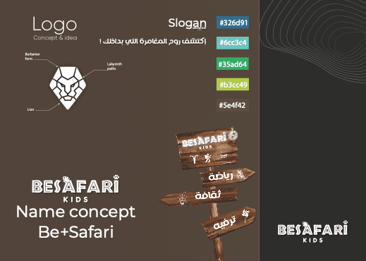 BeSafari — identité visuelle 02